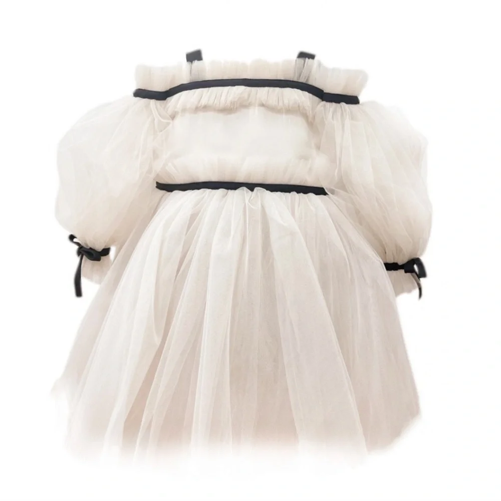 Petite Maison Coco Caramel Tulle Dress